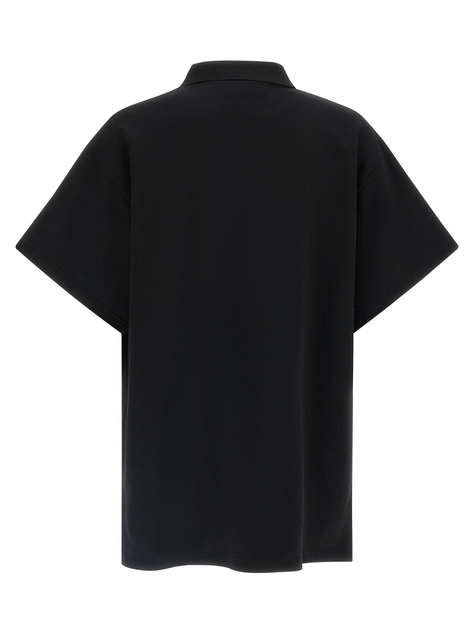 Balenciaga Black Cotton Polo Shirt - S