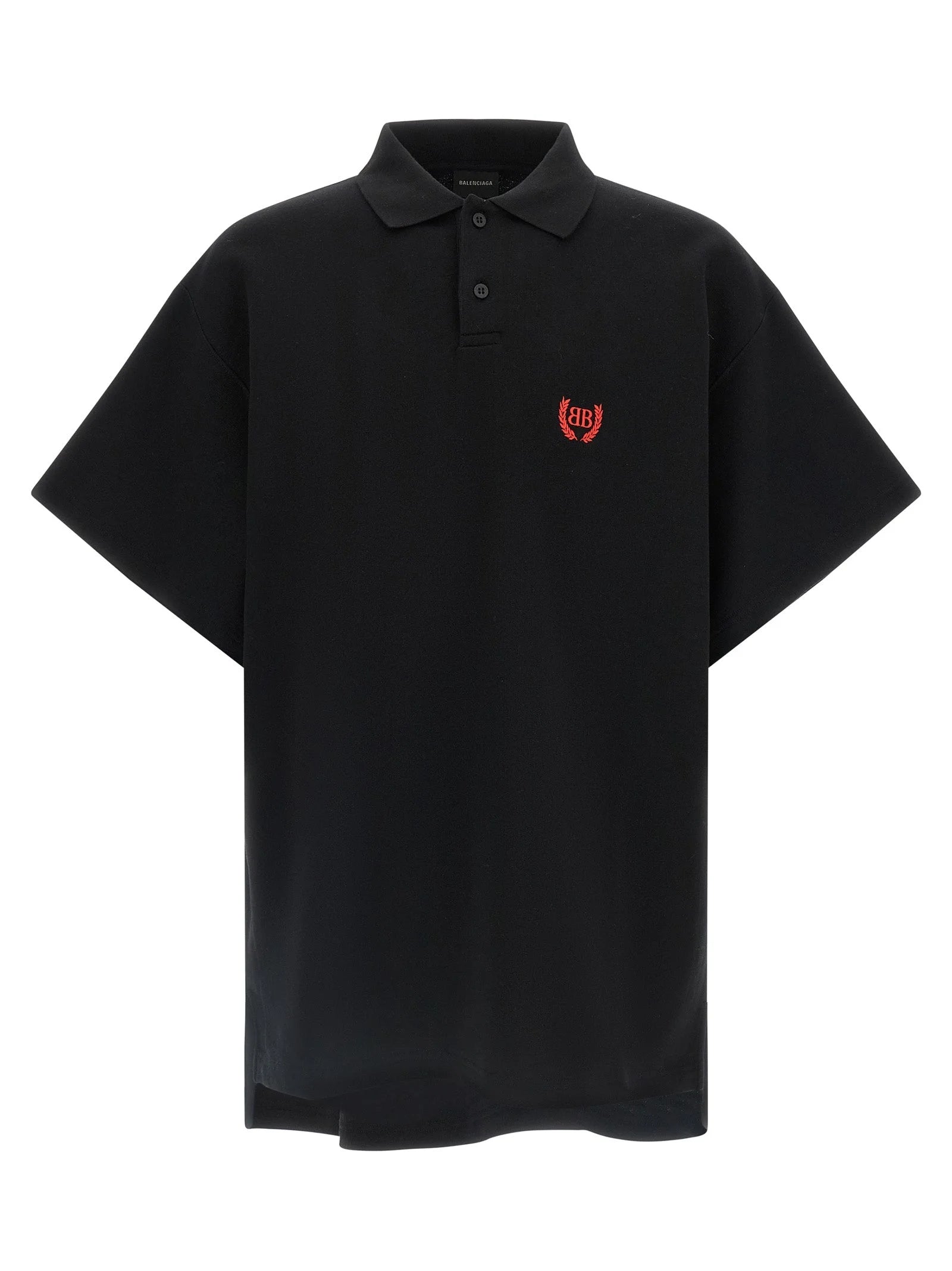 Balenciaga Black Cotton Polo Shirt - S