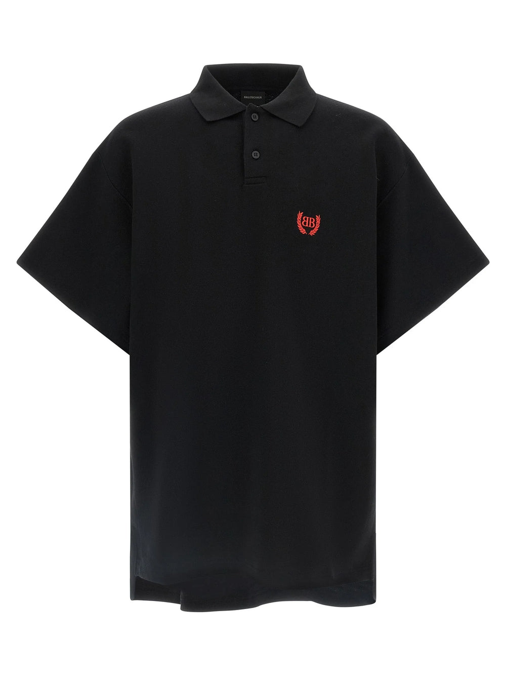 Balenciaga Black Cotton Polo Shirt - S
