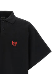 Balenciaga Black Cotton Polo Shirt - S