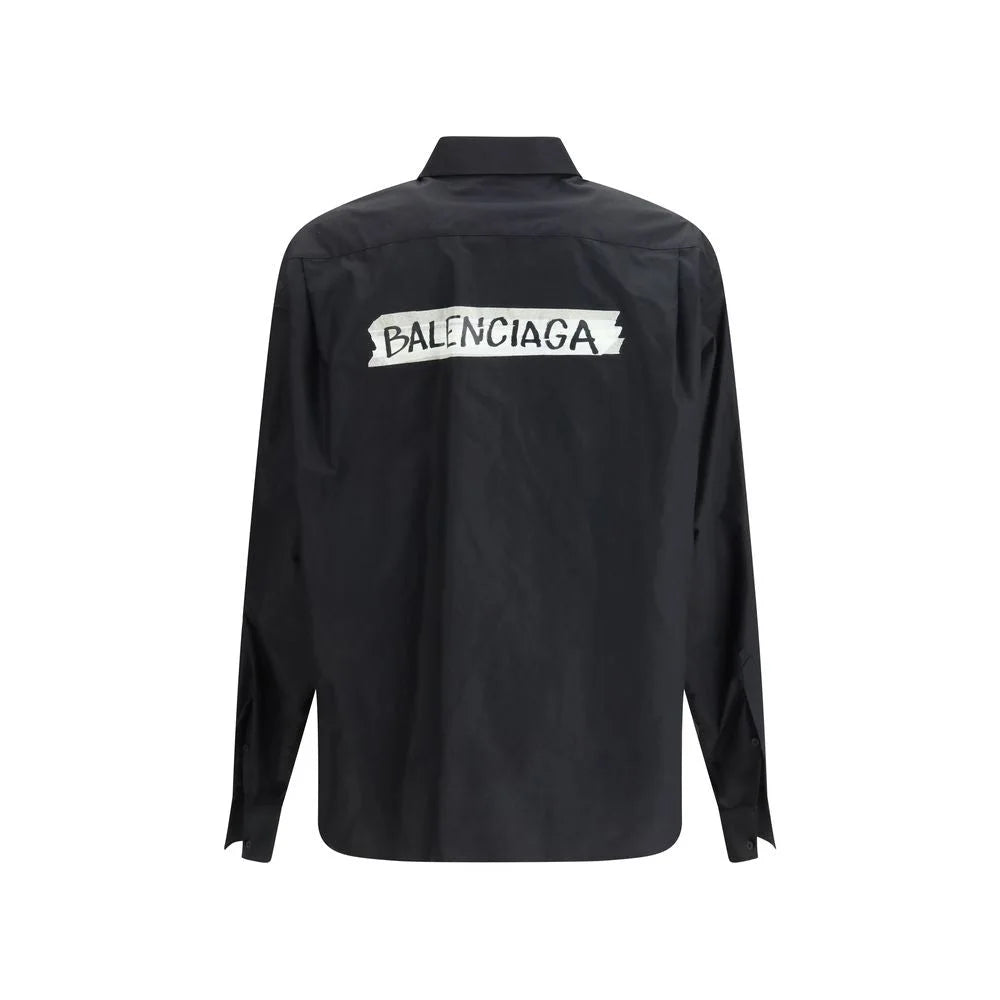 Balenciaga Black Cotton Shirt