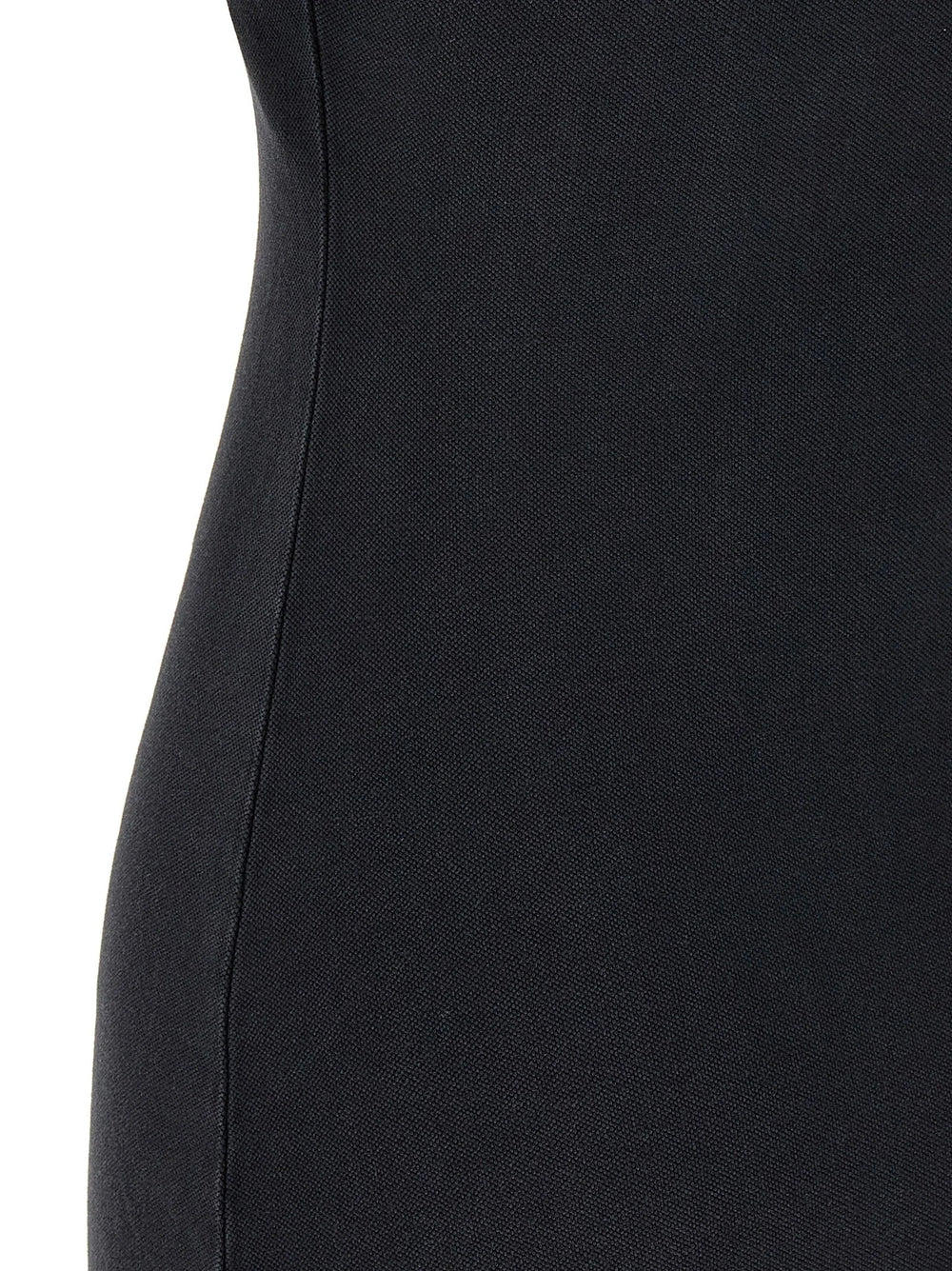 Balenciaga Black Cotton Short Dress