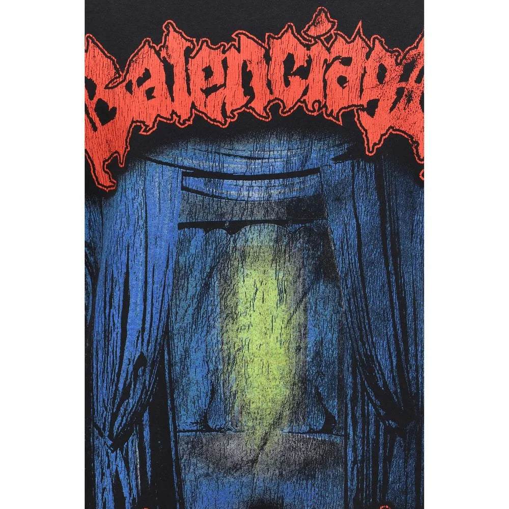 Balenciaga Black Cotton Sportswear - M