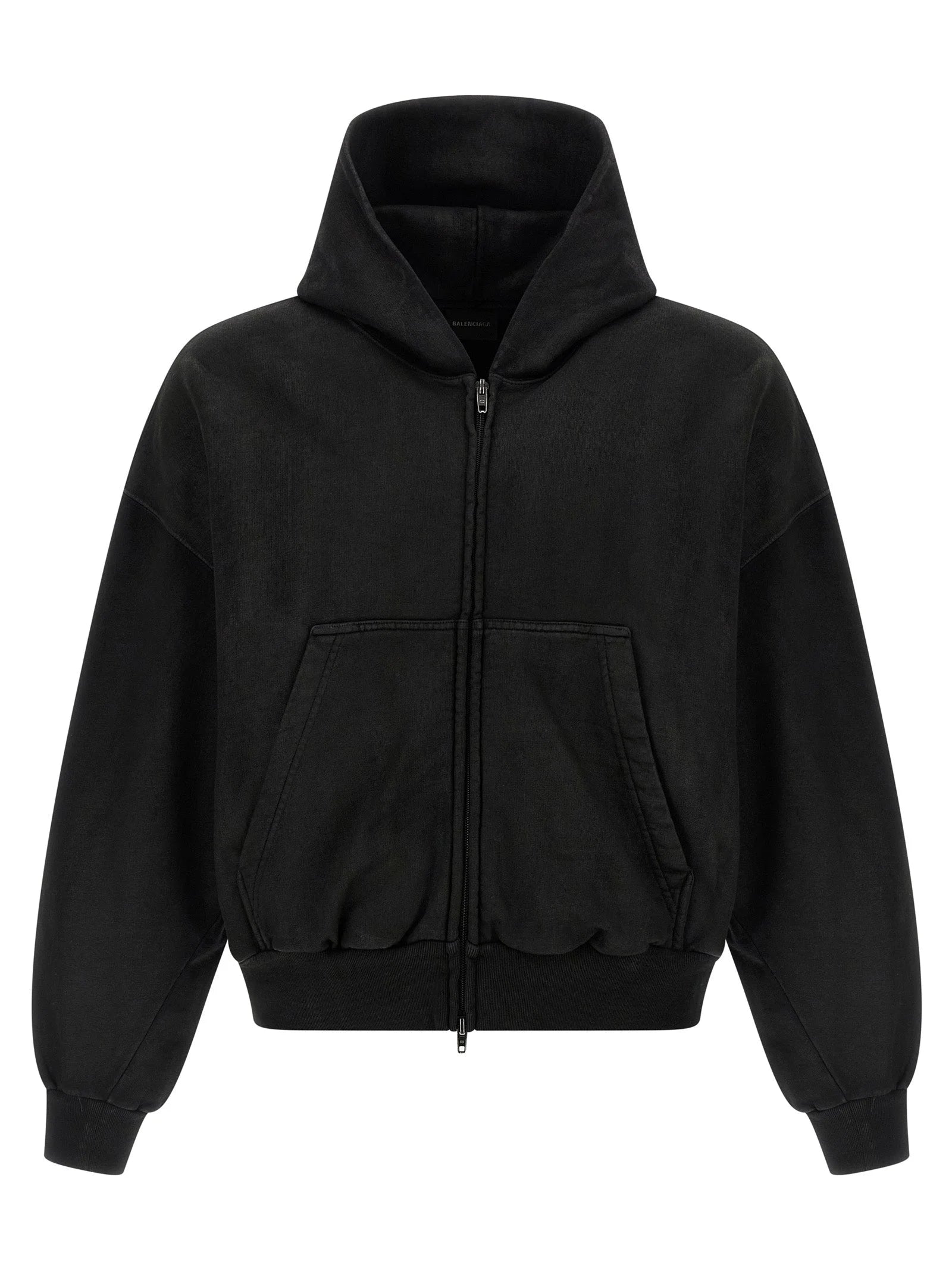 Felpa Balenciaga Nera in Cotone