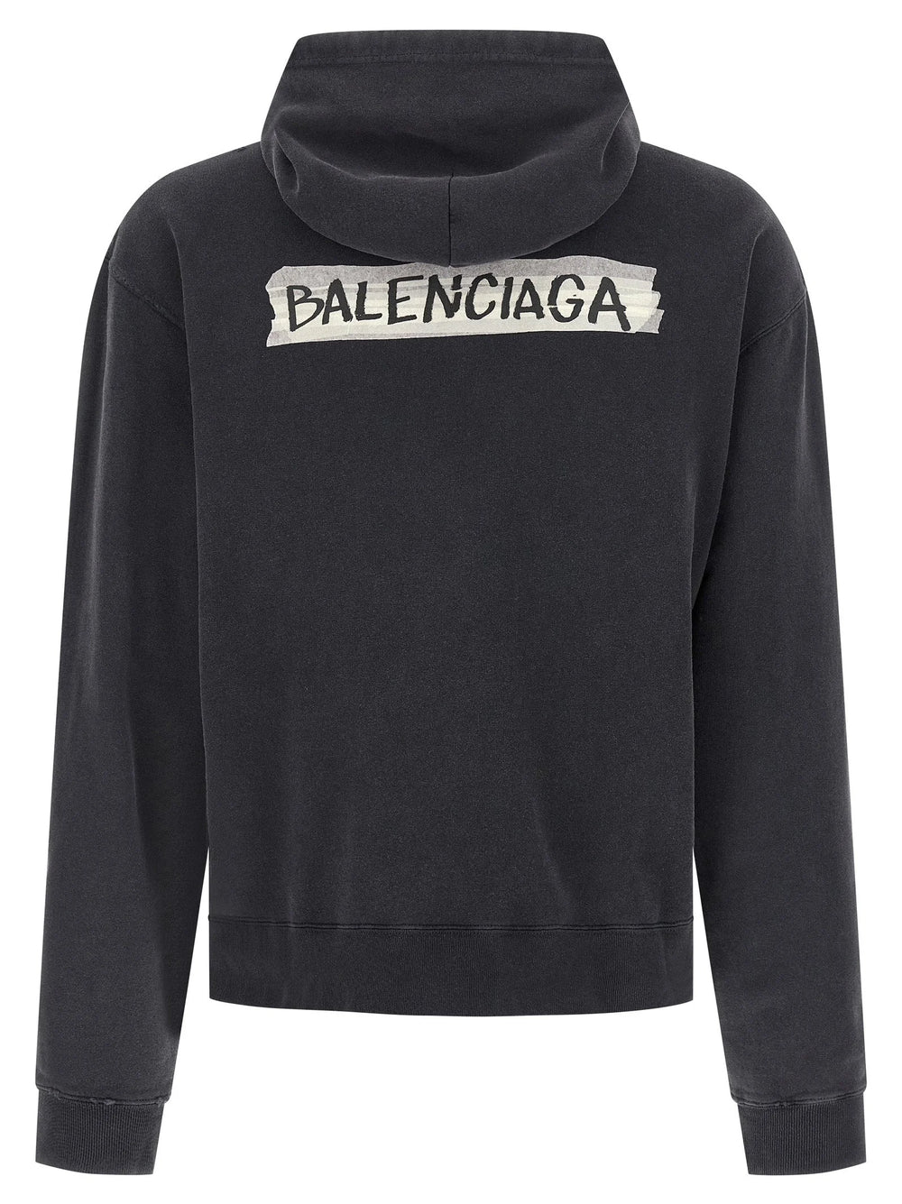 Balenciaga Black Cotton Sweatshirt