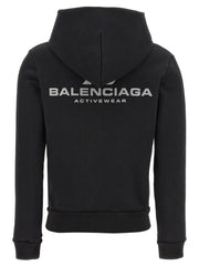 Balenciaga Black Cotton Sweatshirt