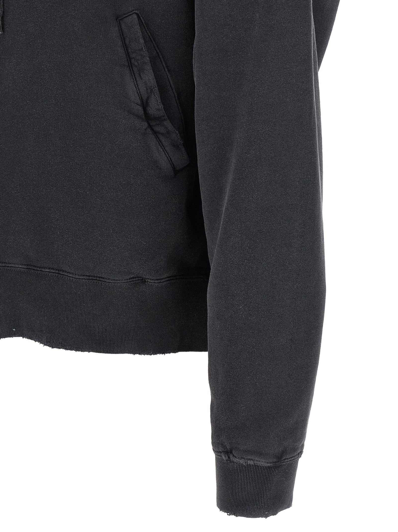 Balenciaga Black Cotton Sweatshirt