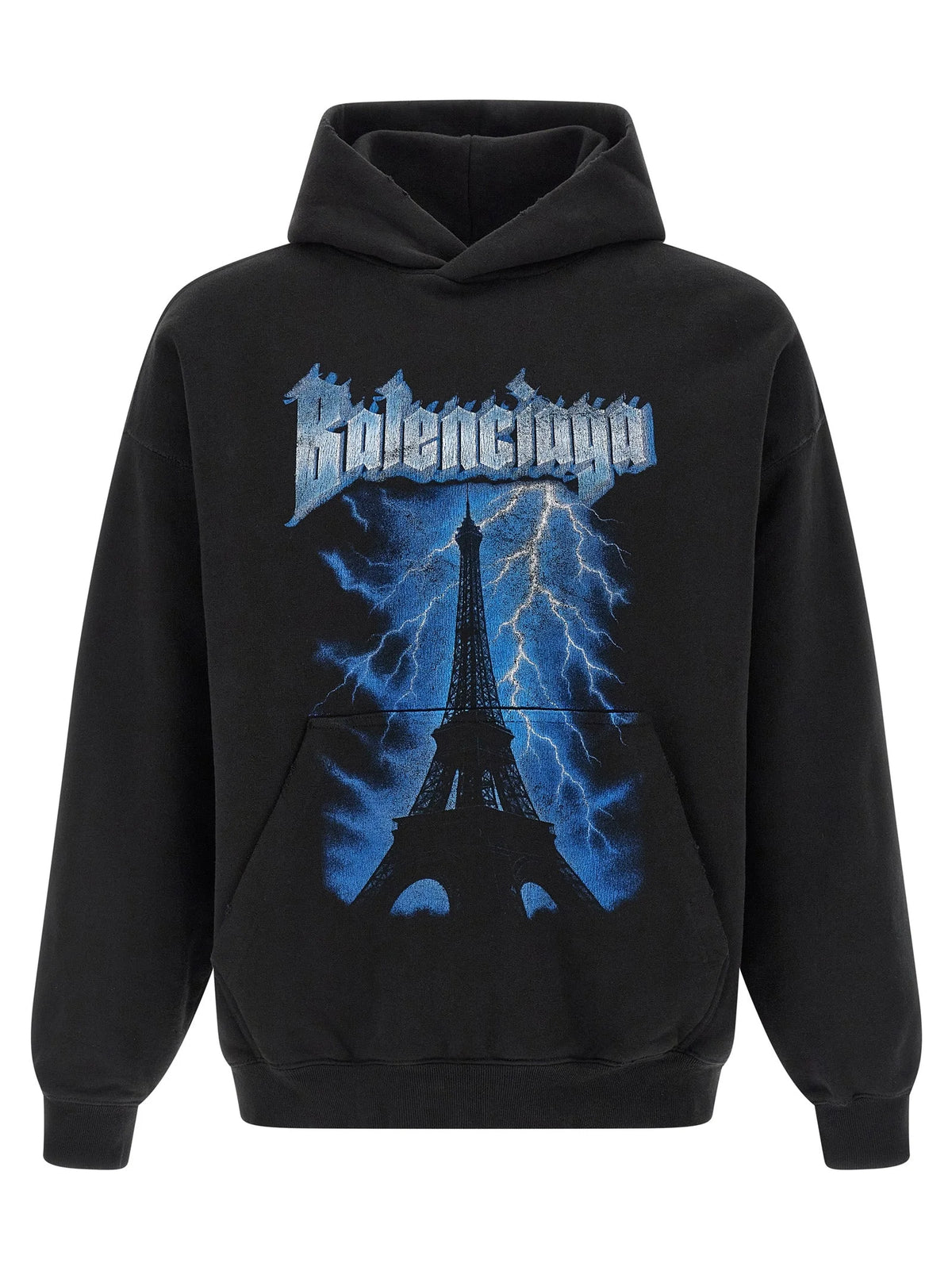 Balenciaga Black Cotton Sweatshirt