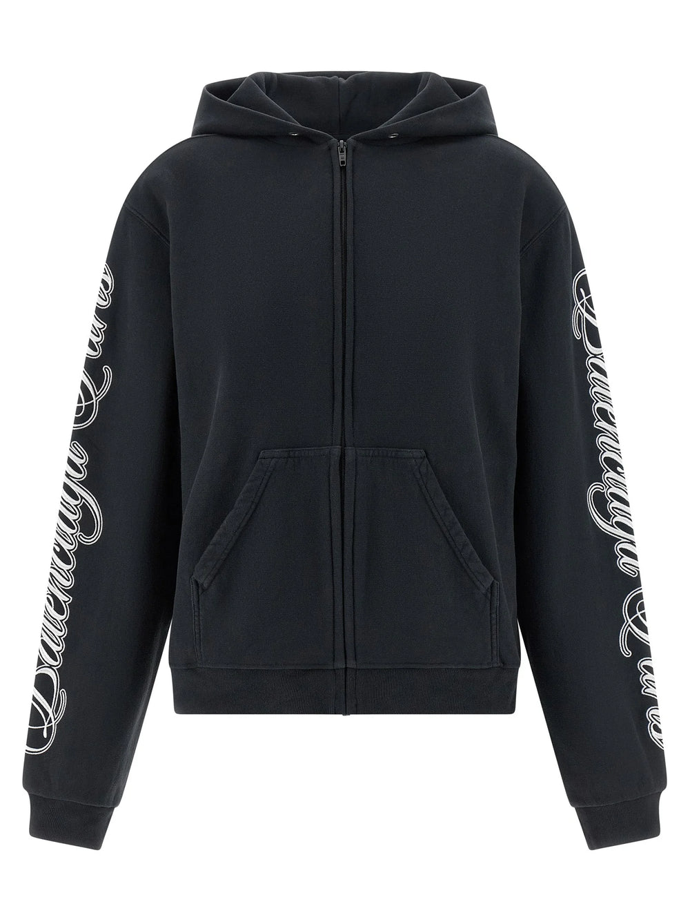Balenciaga Black Cotton Sweatshirt