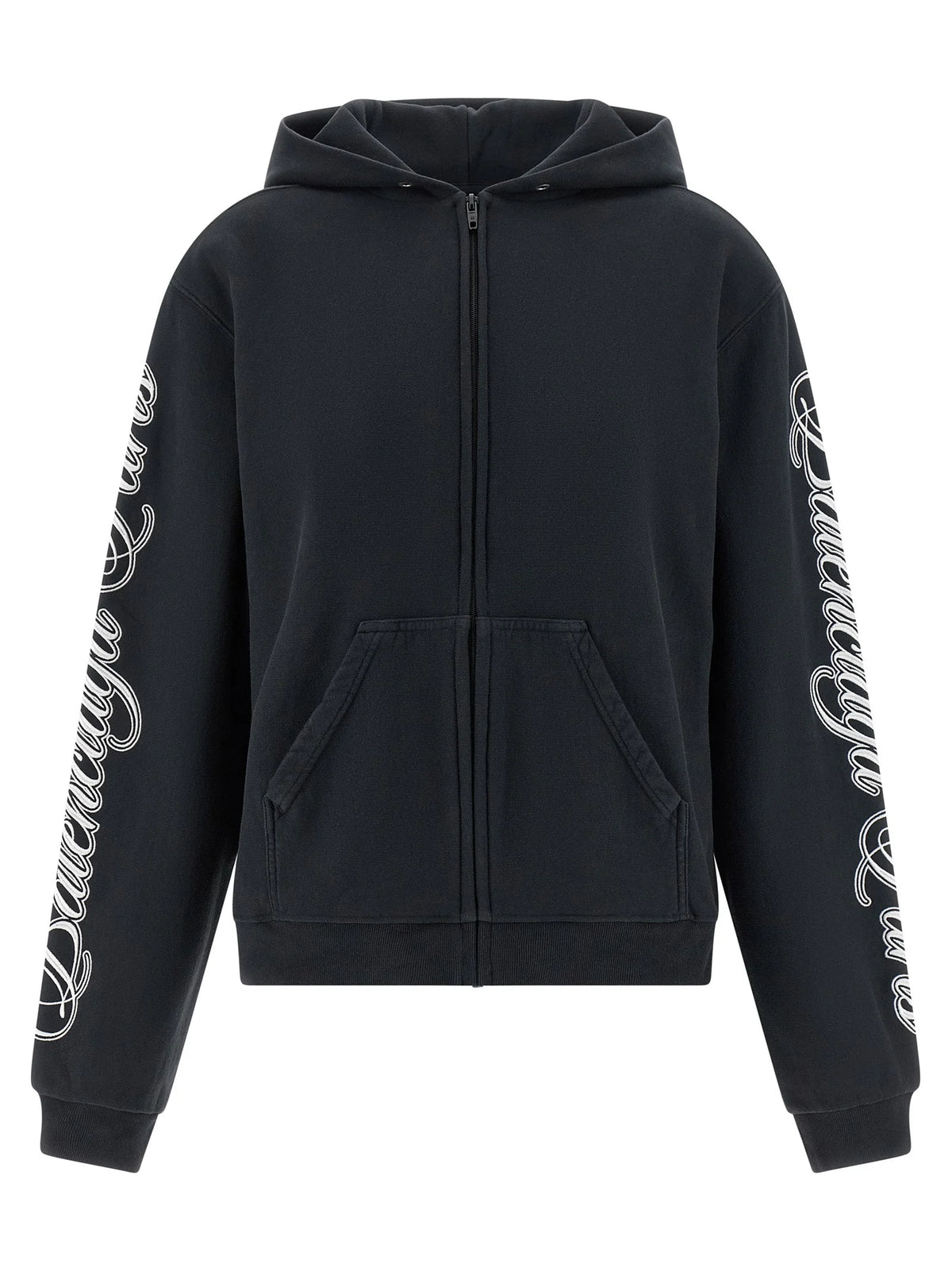 Balenciaga Black Cotton Sweatshirt