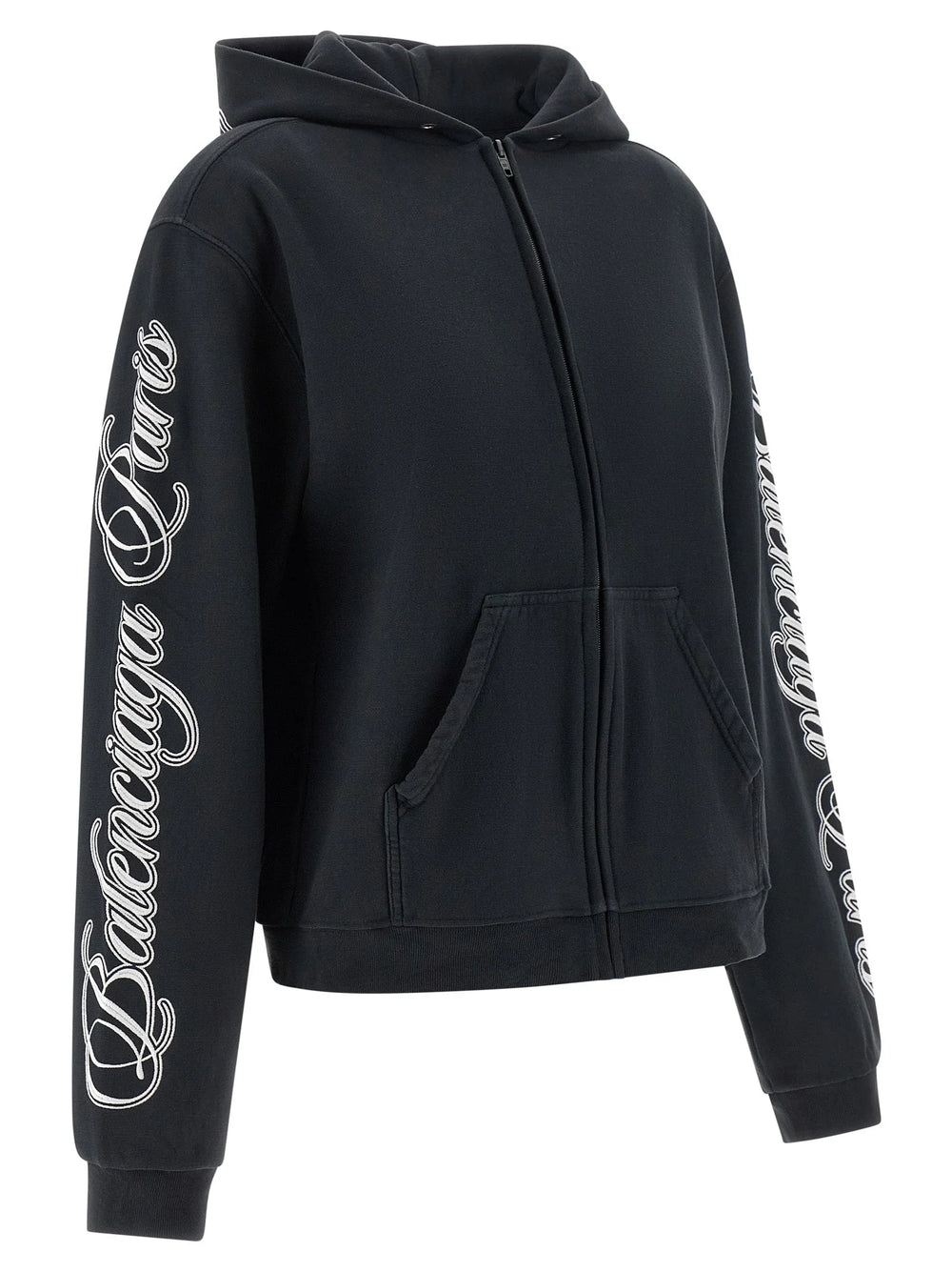Balenciaga Black Cotton Sweatshirt