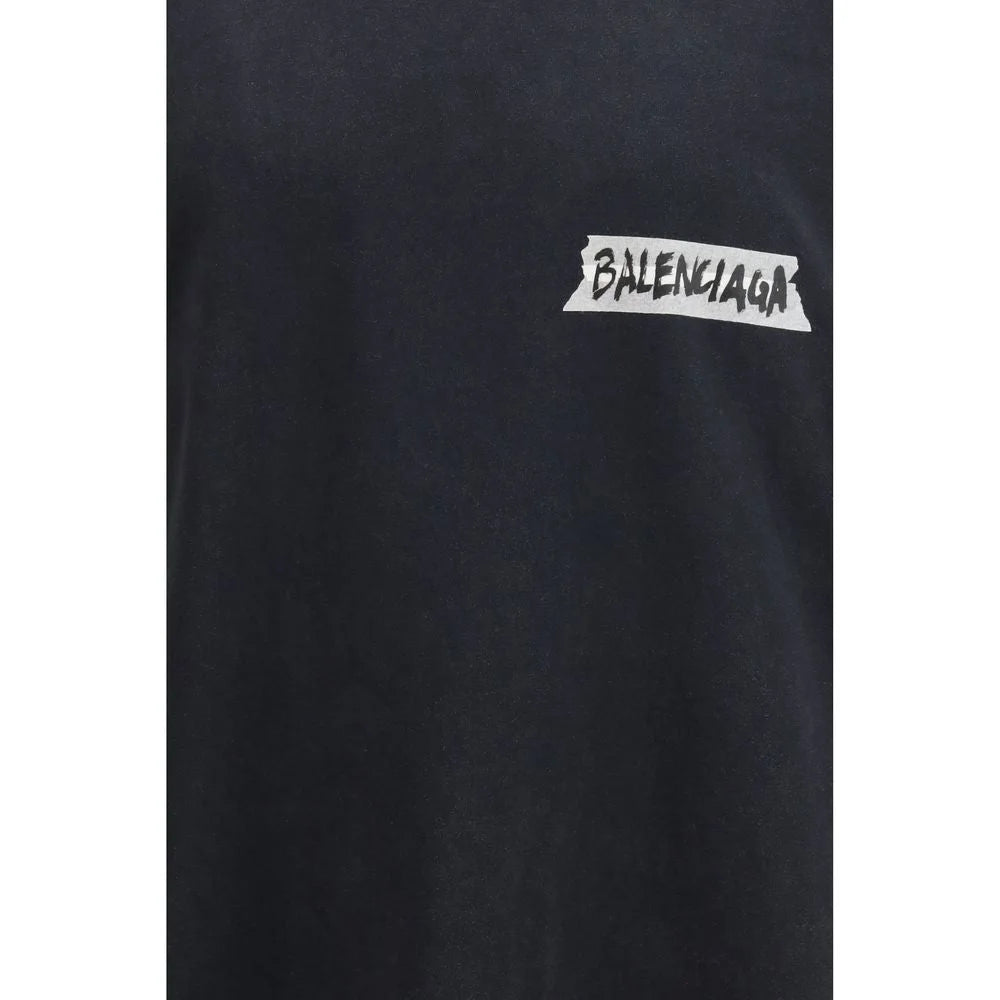 Balenciaga Black Cotton Sweatshirt