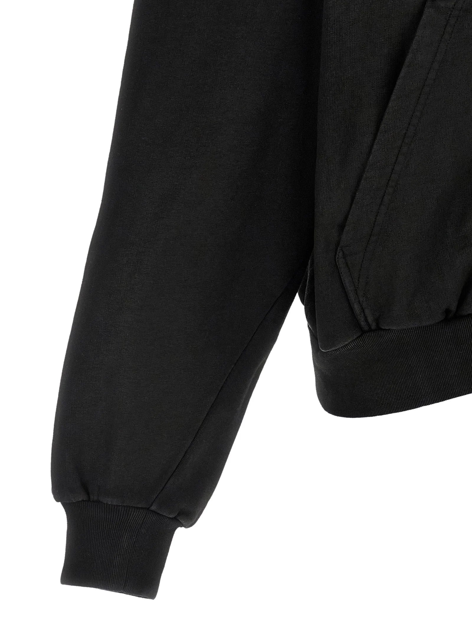 Felpa Balenciaga Nera in Cotone