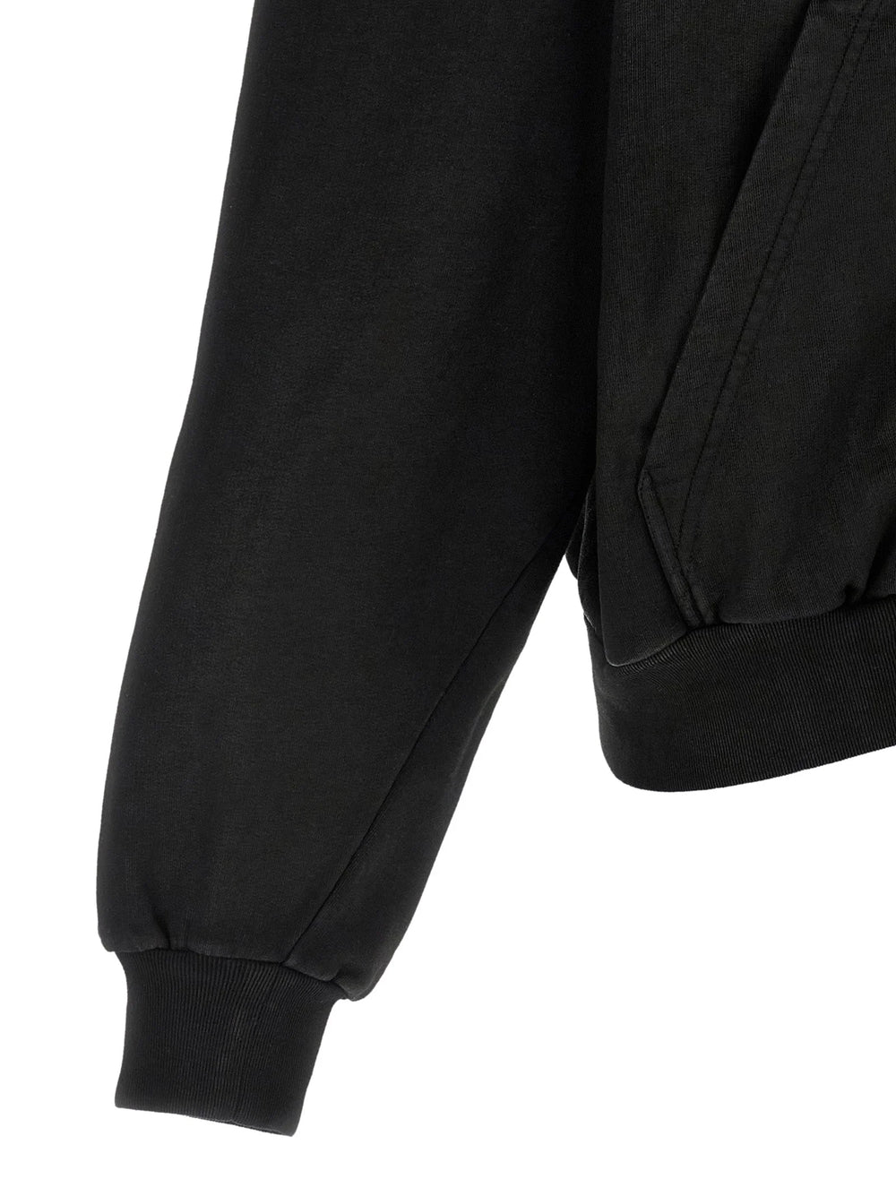 Felpa Balenciaga Nera in Cotone