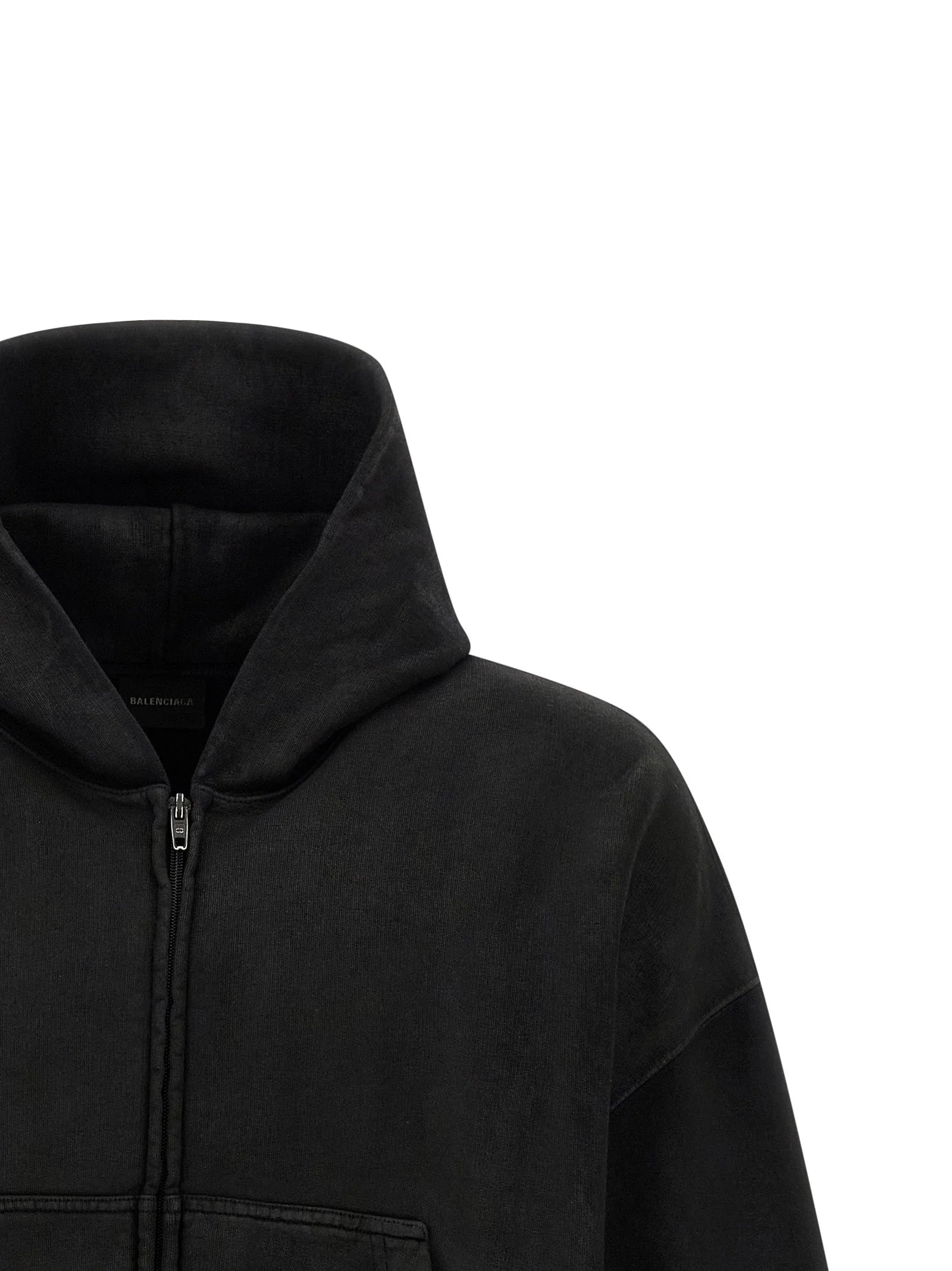 Felpa Balenciaga Nera in Cotone