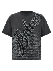 Balenciaga Black Cotton T-Shirt