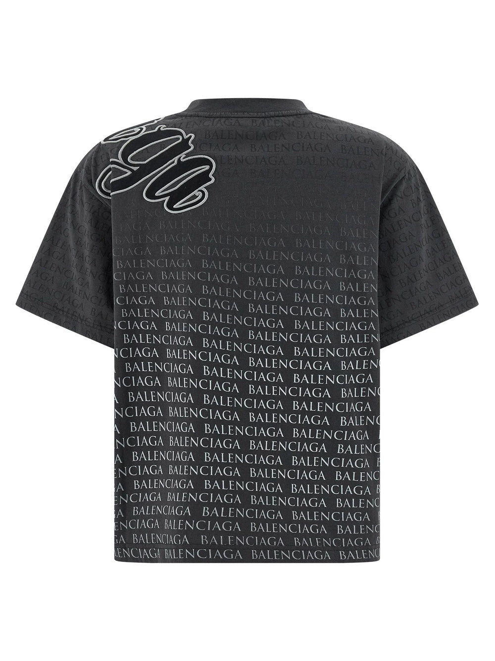 Balenciaga Black Cotton T-Shirt