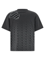Balenciaga Black Cotton T-Shirt