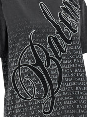 Balenciaga Black Cotton T-Shirt