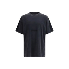 Balenciaga Black Cotton T-Shirt
