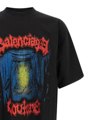 Balenciaga Black Cotton T-Shirt - S