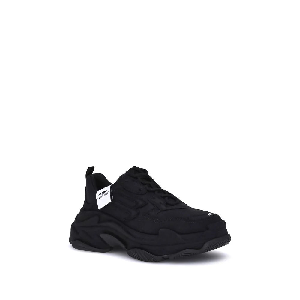 Balenciaga Black Fabric Chunky Sneakers - EU40/US7 - Sneakers