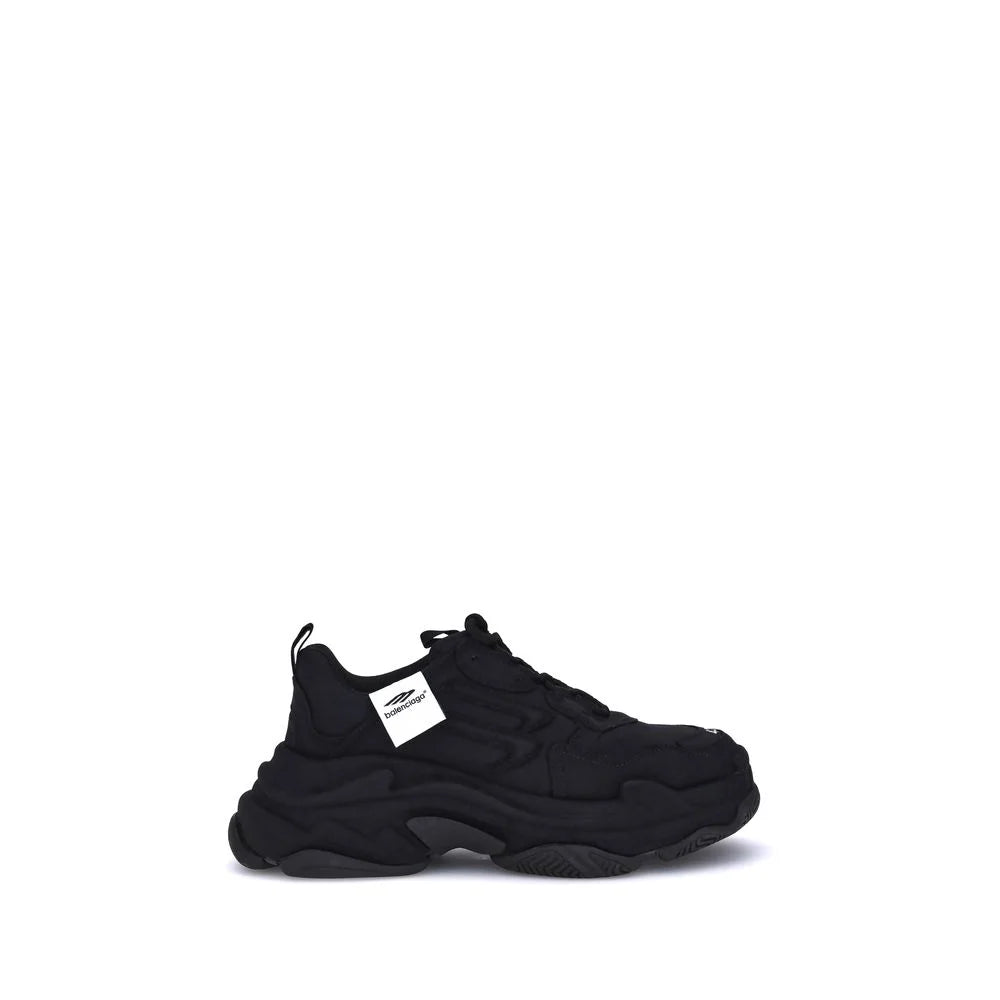 Balenciaga Black Fabric Chunky Sneakers - EU43/US10