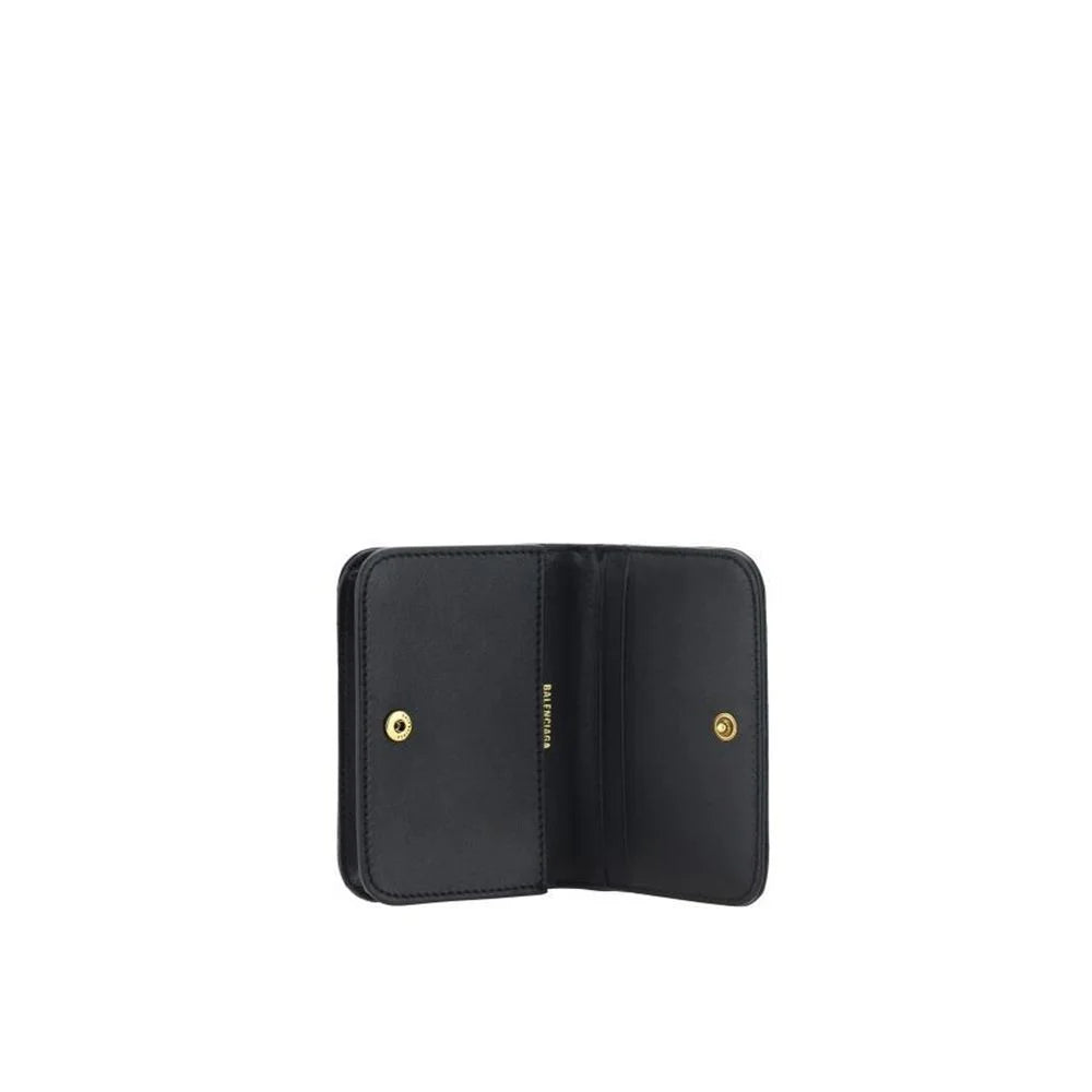 Balenciaga Black Lamb Leather Cardholder