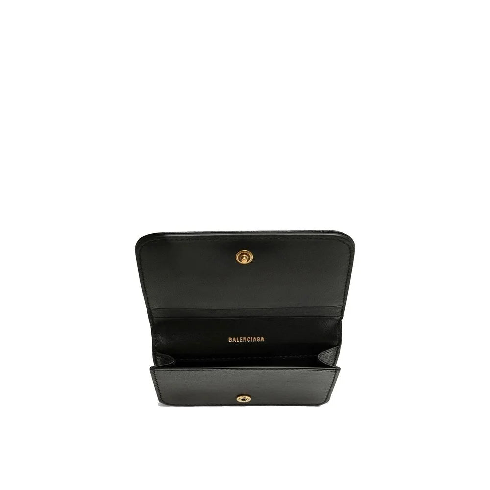 Balenciaga Black Lamb Leather Cardholder