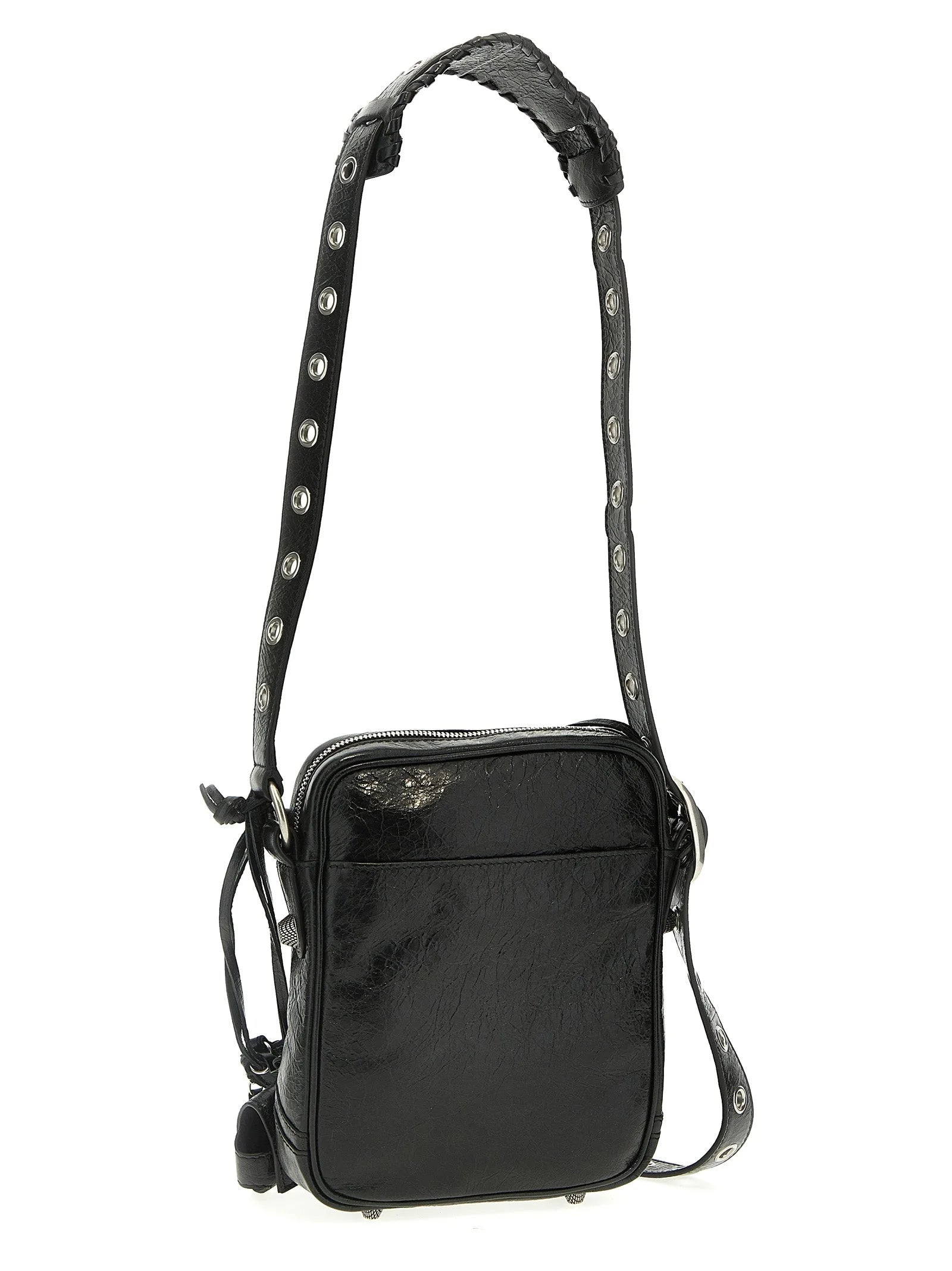Balenciaga Black Lamb Leather Crossbody Bag