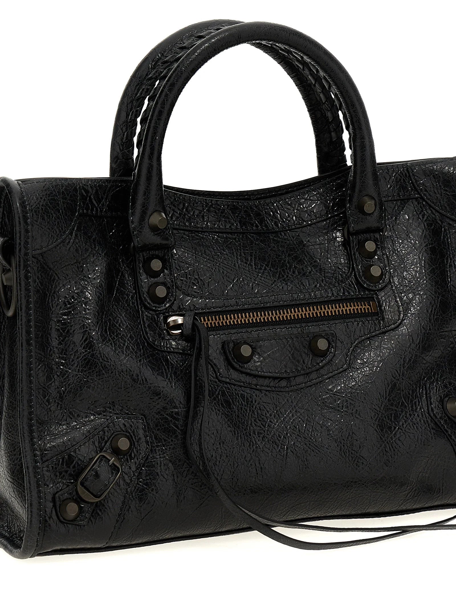 Balenciaga Black Lamb Leather Handbag
