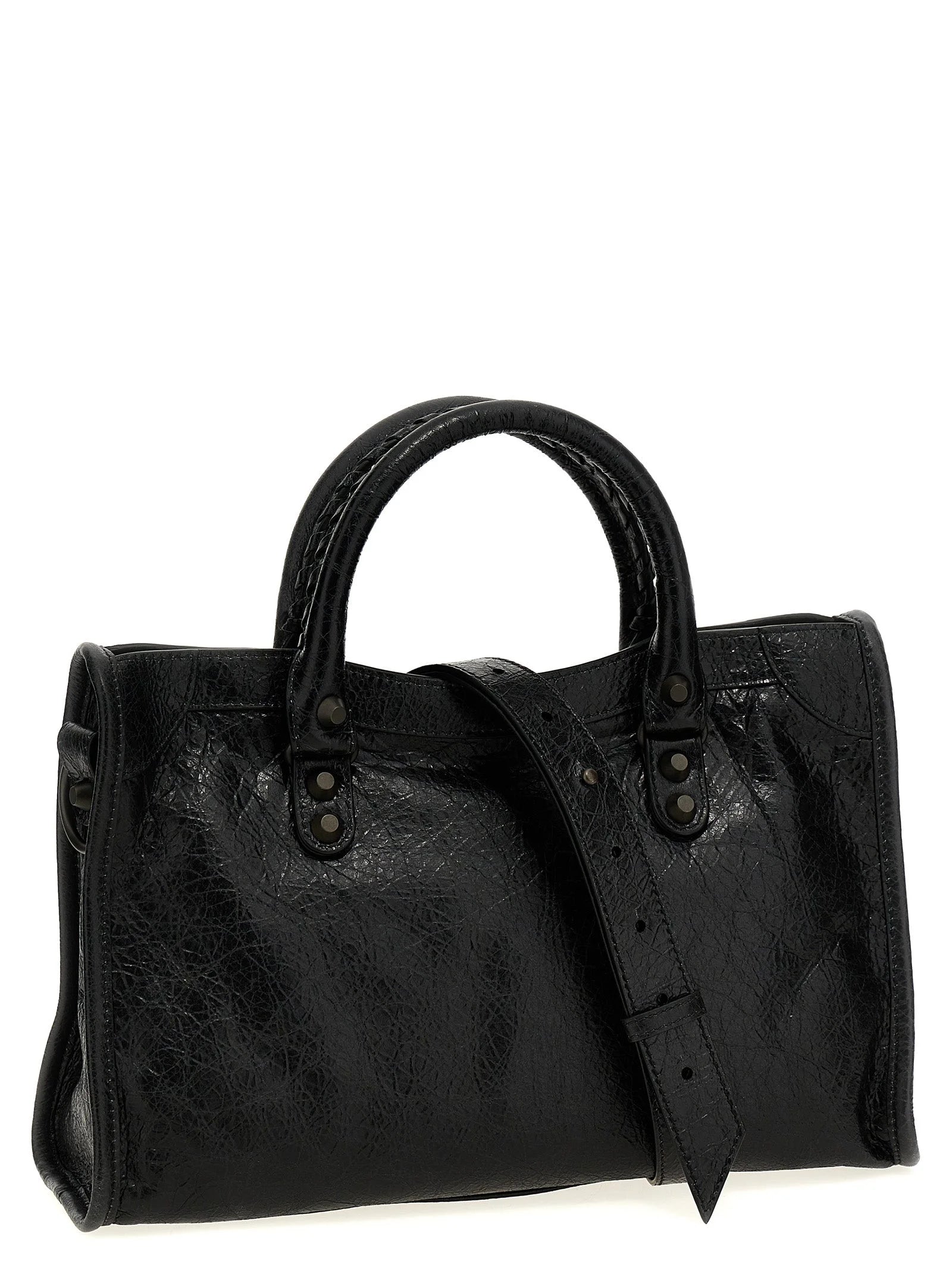 Balenciaga Black Lamb Leather Handbag