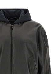 Balenciaga Black Lamb Leather Leather Jacket