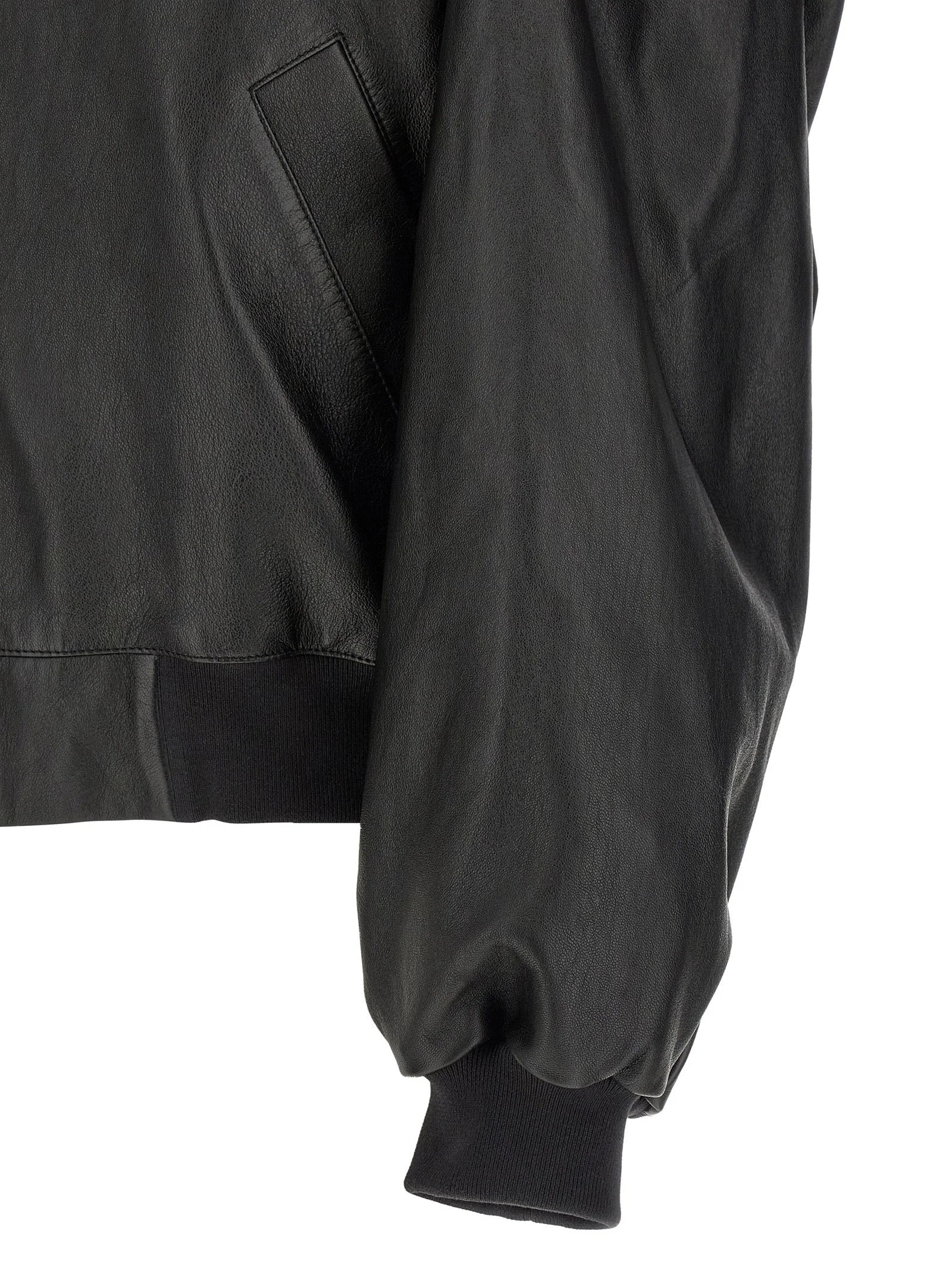 Balenciaga Black Lamb Leather Leather Jacket