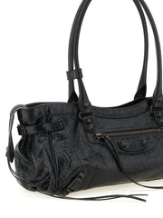 Balenciaga Black Lamb Leather Shoulder Bag