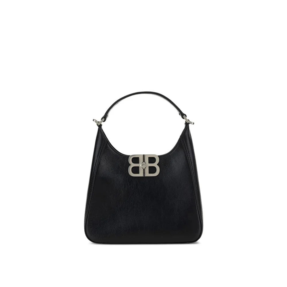 Balenciaga Black Lamb Leather Shoulder Bag - Shoulder Bags