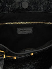 Balenciaga Black Lamb Leather Tote Bag