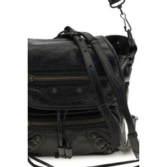 Balenciaga Black Lamb Ovis Aries Backpack