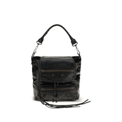 Balenciaga Black Lamb Ovis Aries Backpack