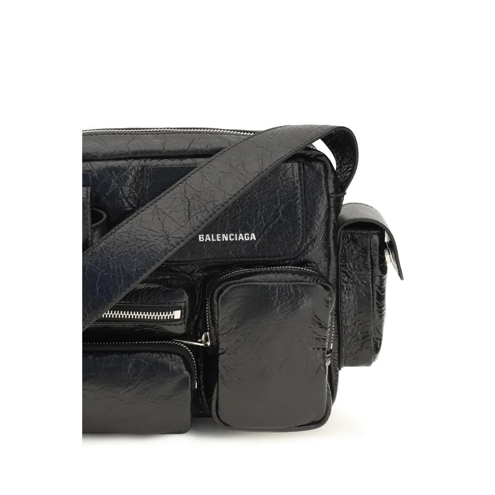 Balenciaga Black Lamb Ovis Aries Shoulder Bag