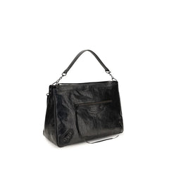 Balenciaga Black Lamb Ovis Aries Shoulder Bag