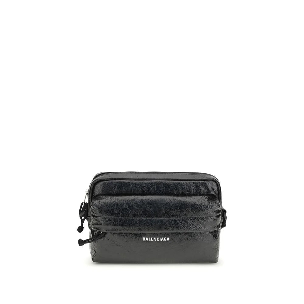 Balenciaga Black Lamb Ovis Aries Aries Shoulder Bag