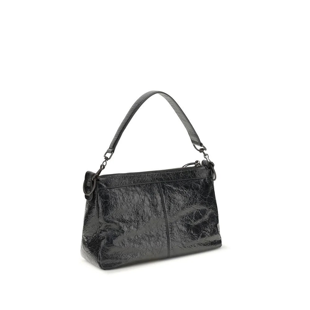 תיק כתף שחור של Balenciaga Lamb Ovis Aries
