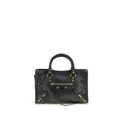 Balenciaga Black Lamb Ovis Aries Aries Shoulder Bag