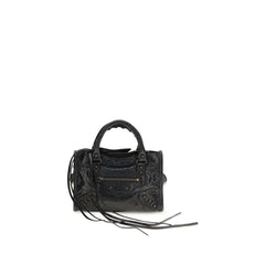 Bolsa de Ombro Balenciaga Preta Lamb Ovis Aries