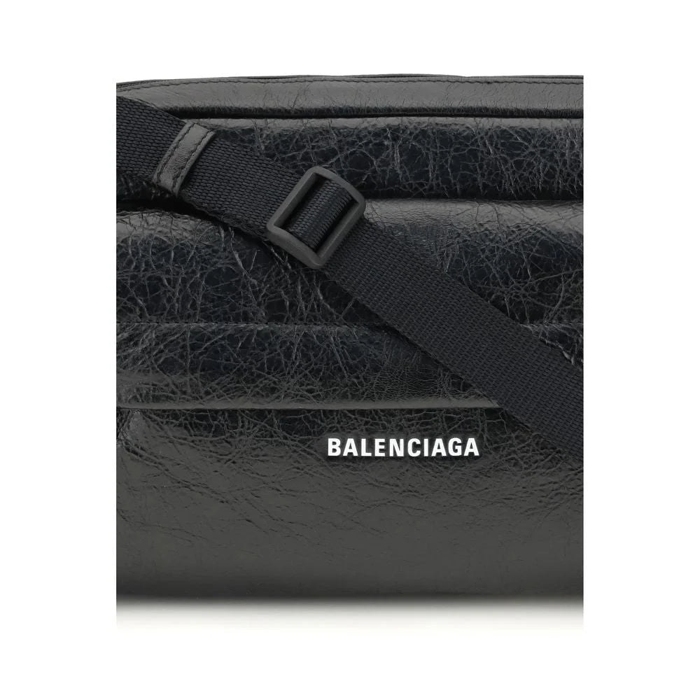 Balenciaga Black Lamb Ovis Aries Aries Shoulder Bag
