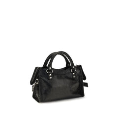 Balenciaga Black Lamb Ovis Aries Shoulder Bag
