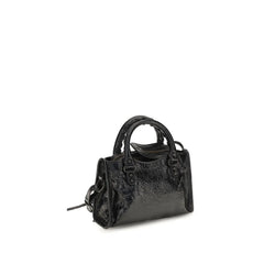 Bolsa de Ombro Balenciaga Preta Lamb Ovis Aries