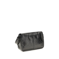 Balenciaga Černá kabelka přes rameno z beránčí vlny Ovis Aries Aries