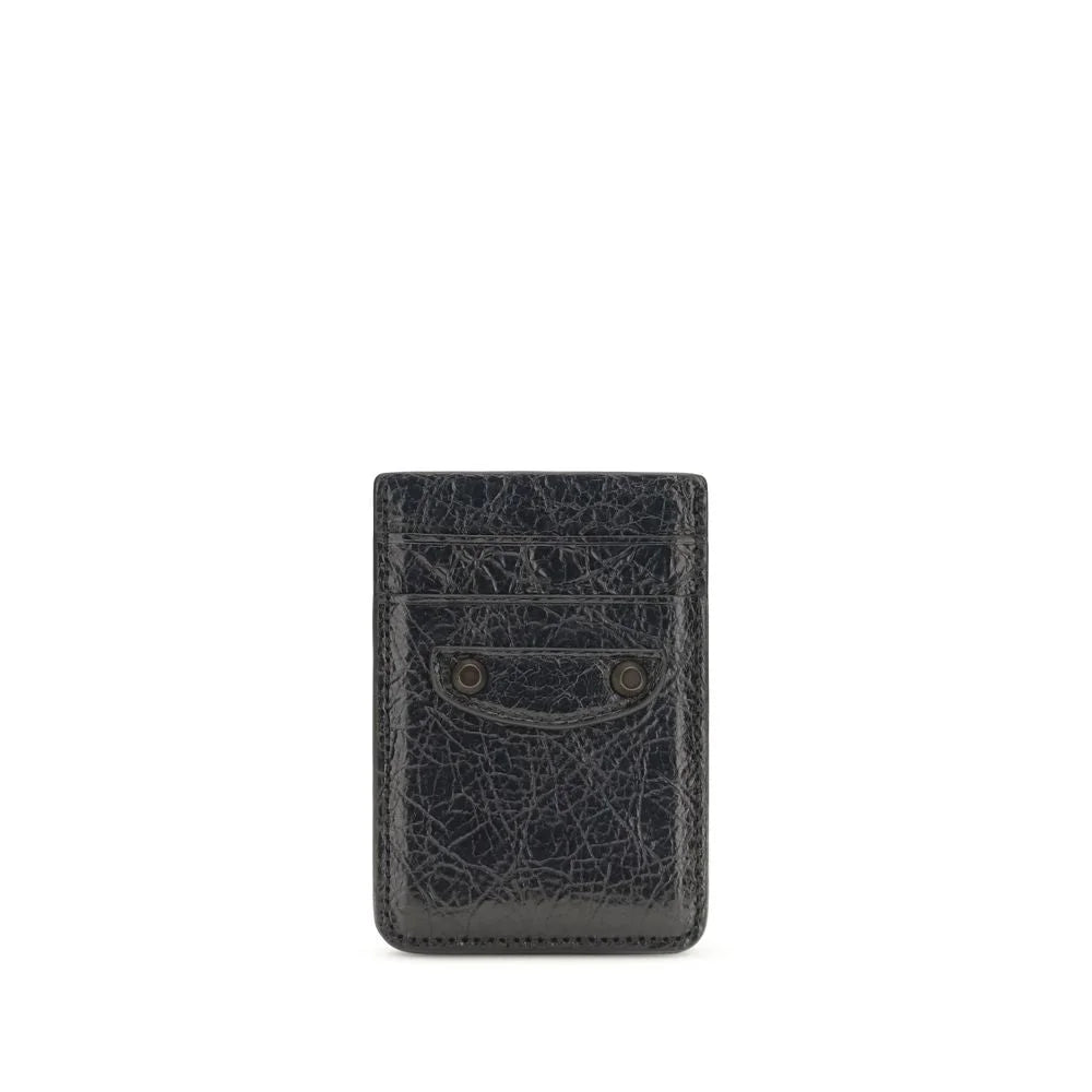 Balenciaga Black Lamb Ovis Aries Aries Wallet